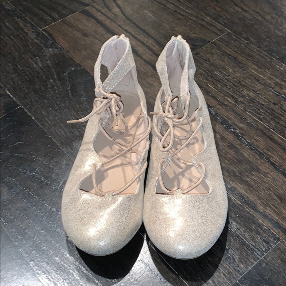 Sparkley sandals.